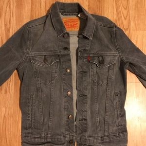 Grey levis denim jacket
